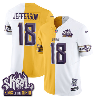 Minnesota Vikings 2026 Rivalries Split V2 Vapor Jersey - Stitched