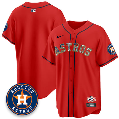 Houston Astros 2026 Independence Day USA Vapor Limited Jersey - Stitched