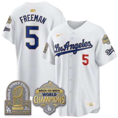 LAD Gold Collection Vapor Limited Jersey - 9x & B2B Champs - All Stitched