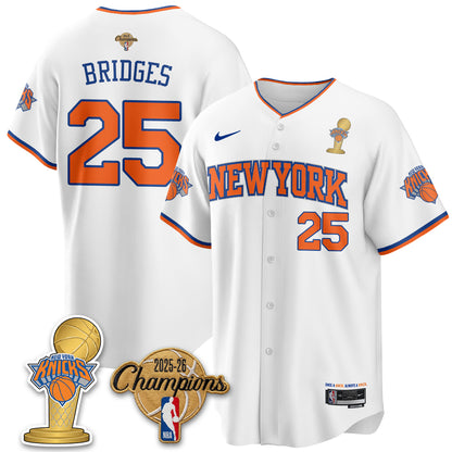 New York Knicks 2026 NBA Champions Vapor Jersey - Stitched