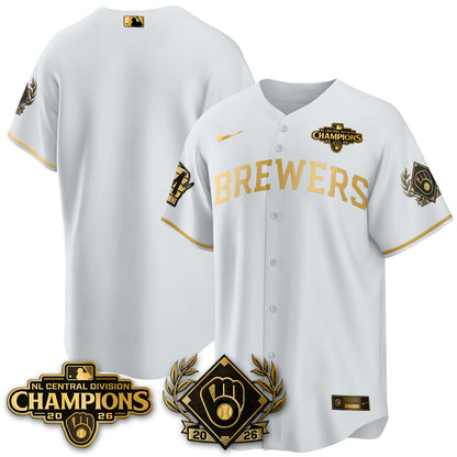 MIL 2026 NL Division Champs Vapor Blue Jersey - Stitched