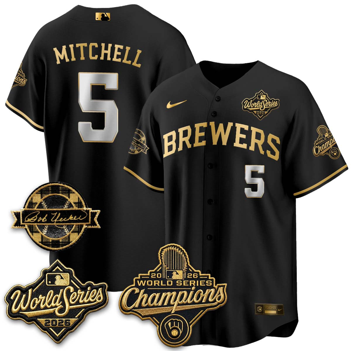 MIL 2026 WS Champions - Bob Patch Vapor Edition - Stitched-NQD (NAV9)