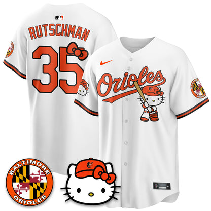 Baltimore Orioles x Meow Kitty Vapor Premier Limited Jersey - Stitched