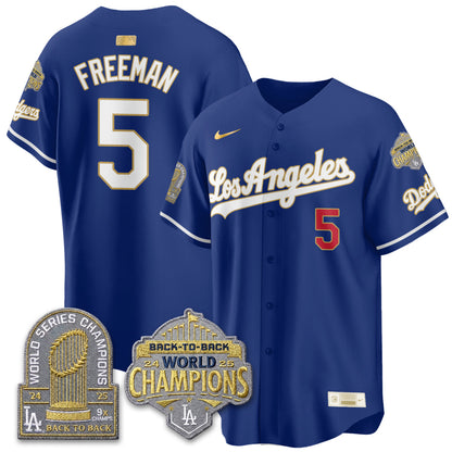 LAD Gold Collection Vapor Limited Jersey - 9x & B2B Champs - All Stitched