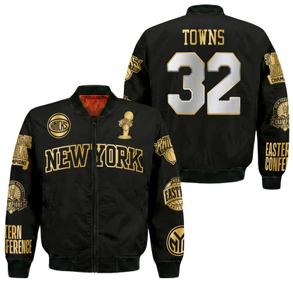 New York Knicks 2026 NBA Finals Champions Limited Edition Bomber Jacket - Printed