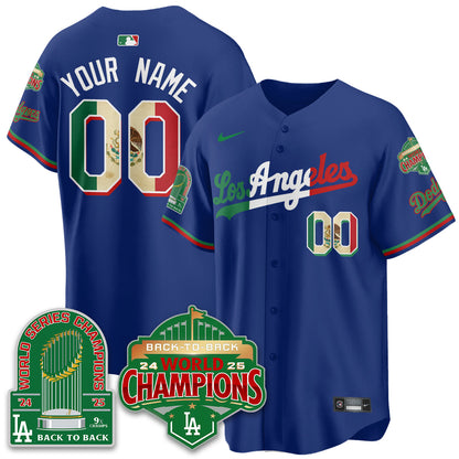 CUSTOM LAD Mexico Vapor Limited Jersey - 9x & B2B Champs - Stitched