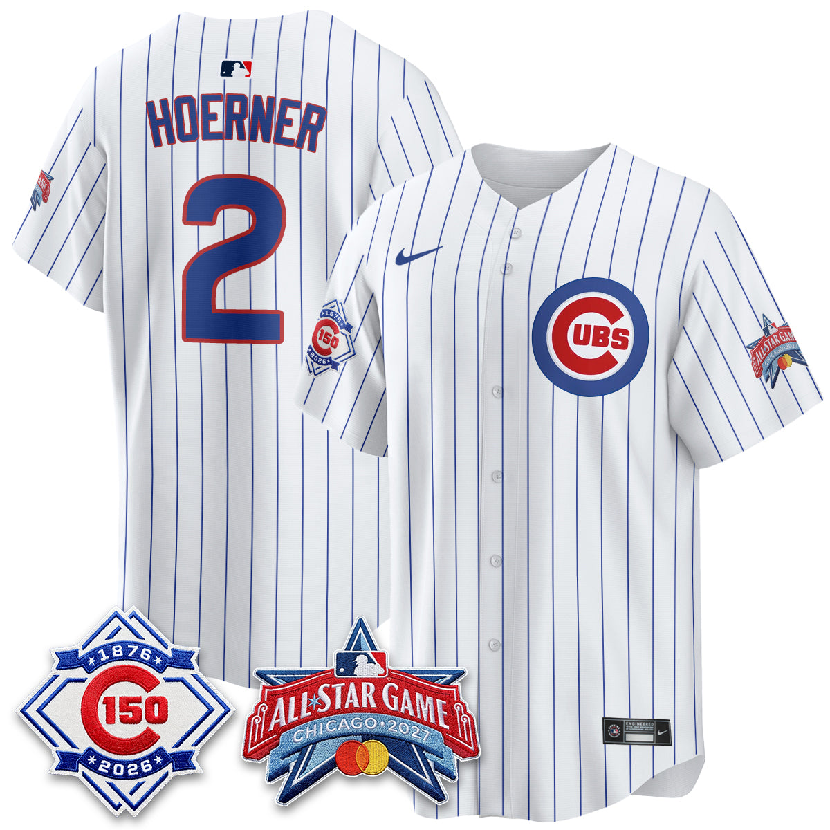 Chicago Cubs 2027 All Star Game Vapor Limited Blue Jersey - Stitched
