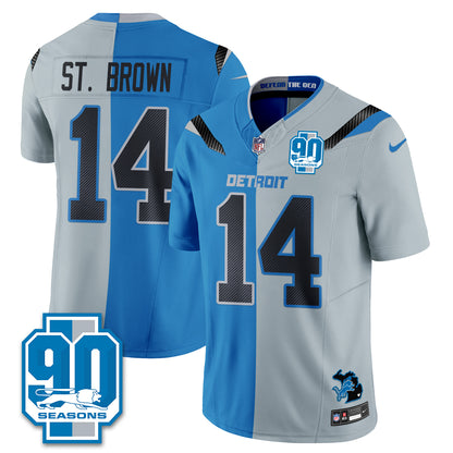 Detroit Lions Rivalries Split Edition Vapor Jersey - Stitched