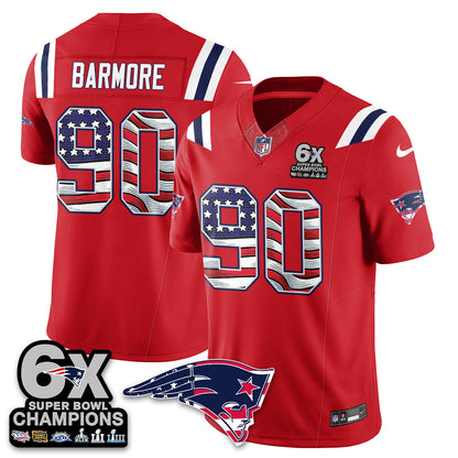 New England Patriots America Edition Vapor Jersey V2- Stitched