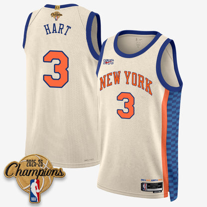 New York Knicks 2026 Basketball Champions Vapor Jersey V2- Stitched