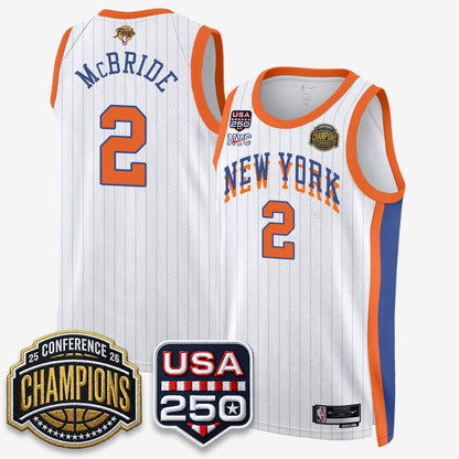 New York Knicks 2026 NBA Eastern Conference Champions City Edition Jersey - Stitched
