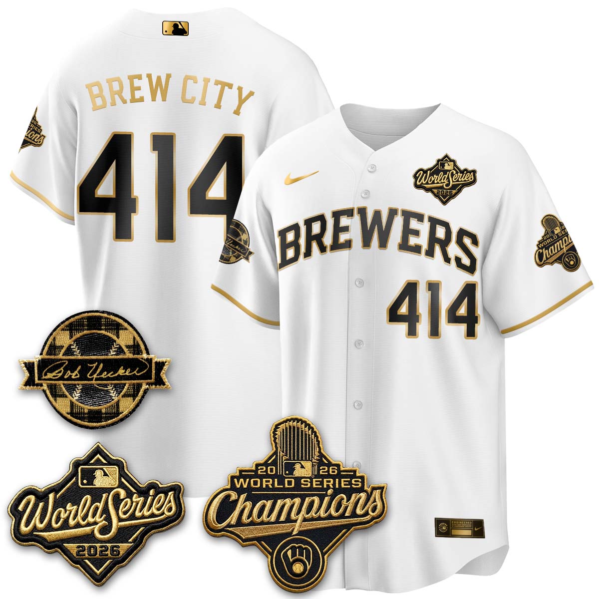 MIL 2026 WS Champions - Bob Patch Vapor Edition - Stitched-NQD (NAV9)