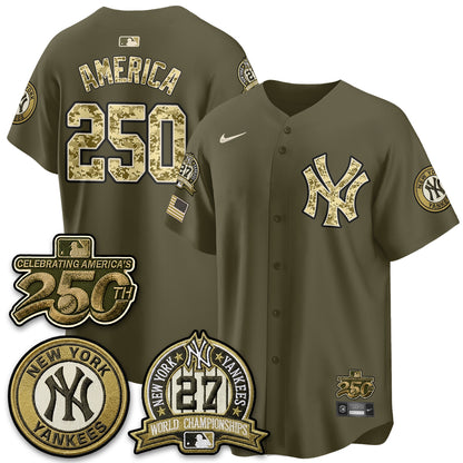 New York Yankees Salute to Service 2026 Vapor Limited Jersey - Stitched
