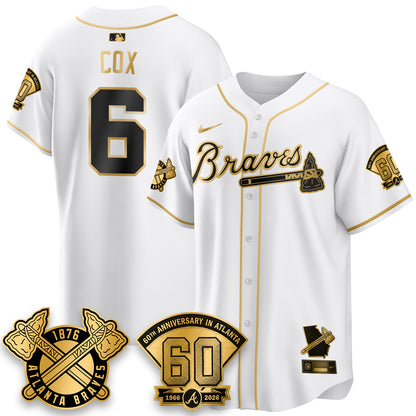 Atlanta Braves 60th Anniversary Silver Edition Vapor Limited Jersey - All Stitched