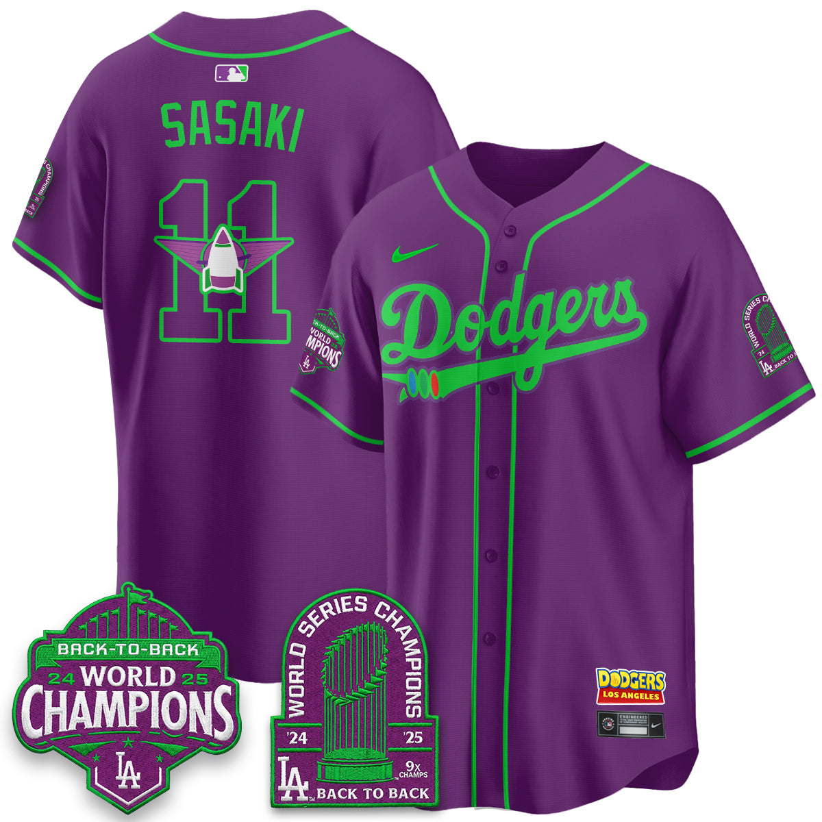 Los Angeles Dodgers 2026 Space Ranger Vapor Limited Jersey - Stitched