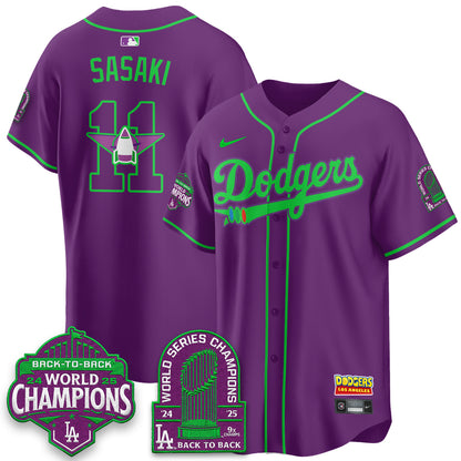 Los Angeles Dodgers 2026 Space Ranger Vapor Limited Jersey - Stitched