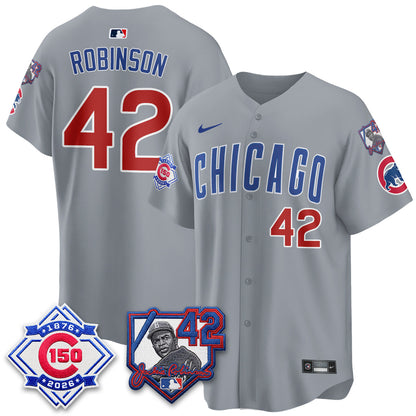 CHC 150th Anniversary & Jackie Robinson Day Patch Vapor Premier Limited Jersey - Stitched