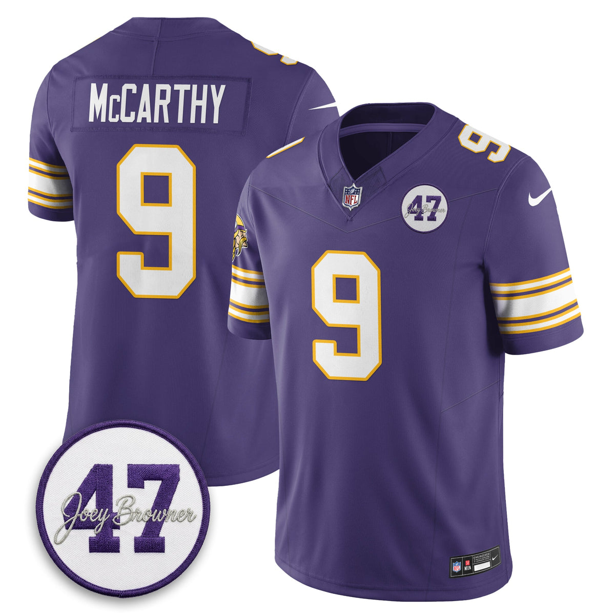 MIN Joey Browner Thank You For Memories - 1960 – 2026 Football Vapor Limited Jersey - Stitched