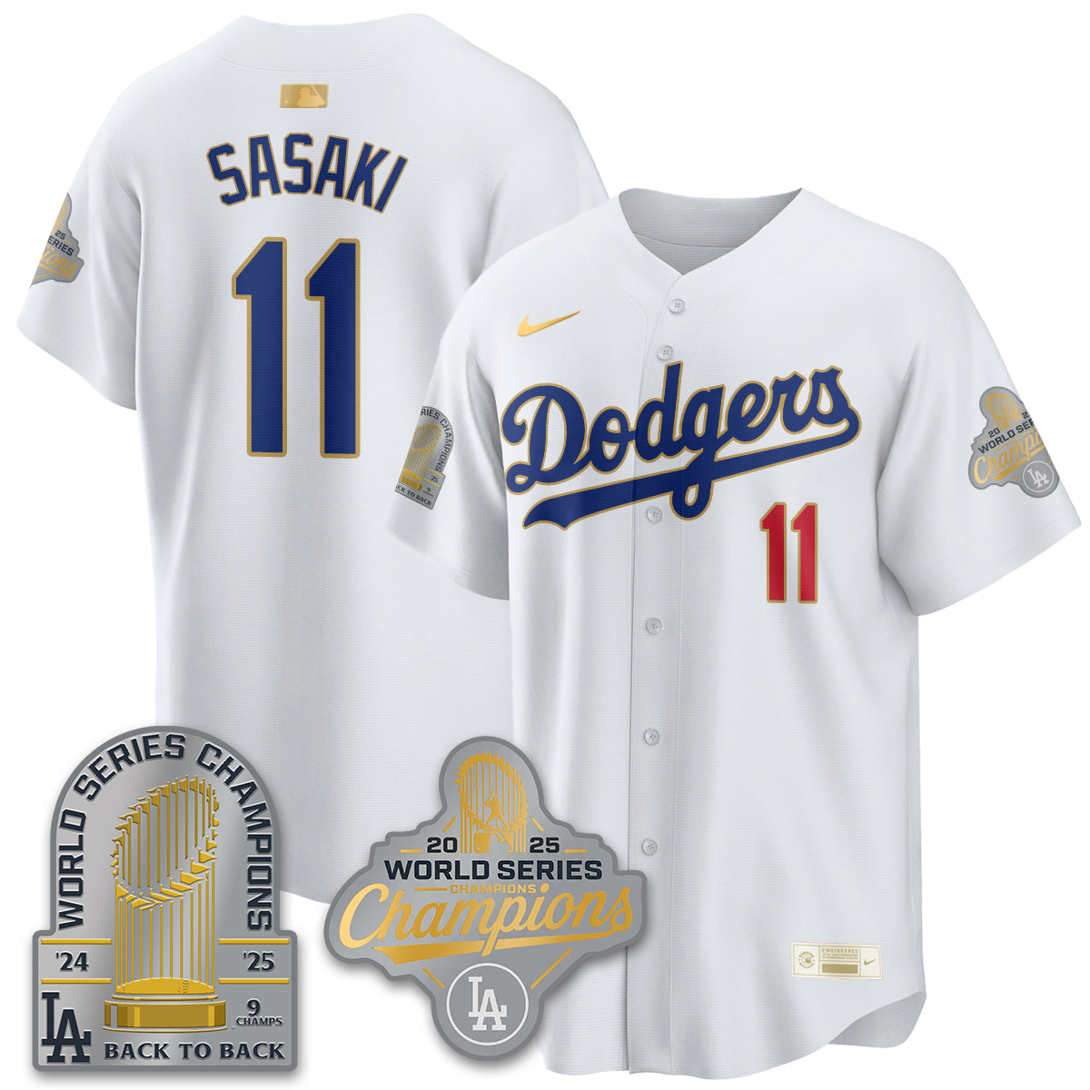 LAD Gold Collection Welcome No.29 Black Gold Jersey - Stitched