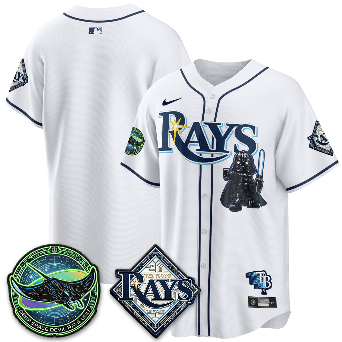 Tampa Bay Rays x SW Vapor Limited Jersey - Stitched
