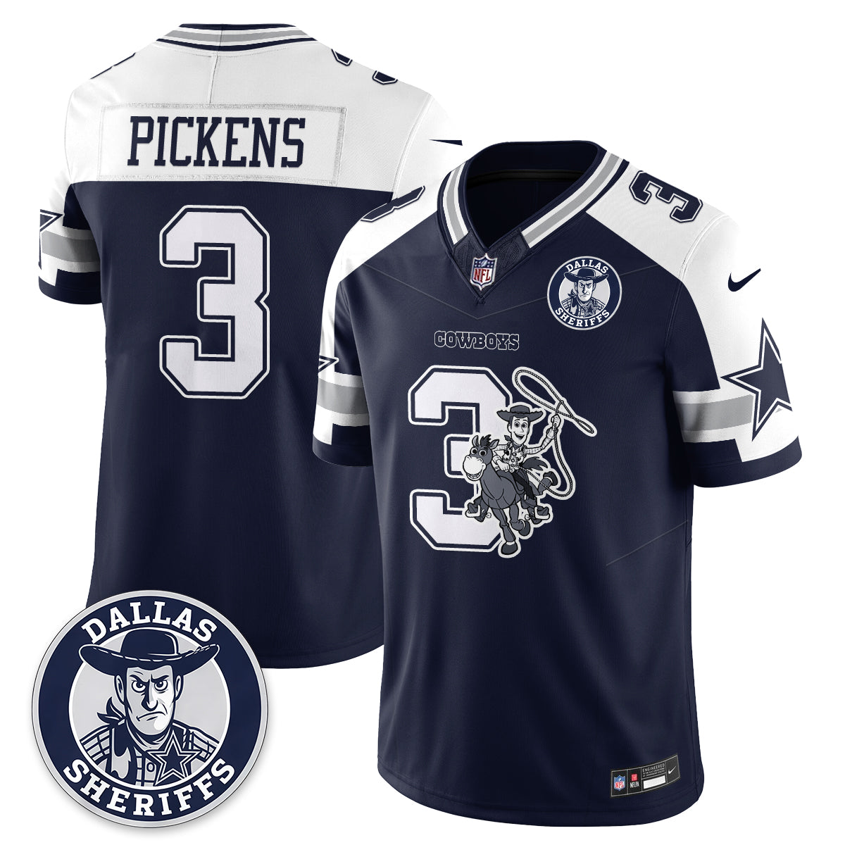 Dallas Cowboys x Toy Cowboy Edition Vapor Jersey - Stitched