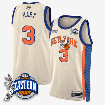 New York Knicks 2026 NBA Finals x Bunny Vapor Jersey - Stitched