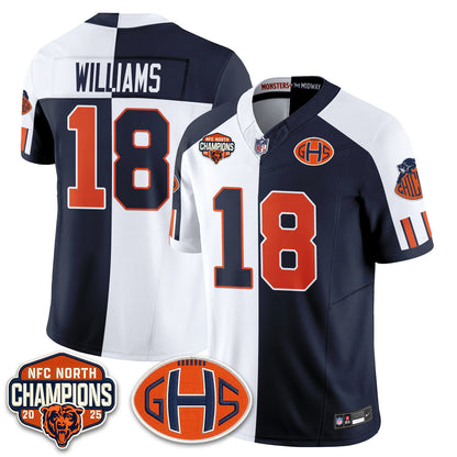 Chicago Bears 2026 Rivalries Split Edition Vapor Jersey - Stitched