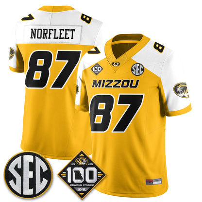 Missouri Tigers 100th Anniversary of Memorial Stadium Vapor Jersey - Stitched