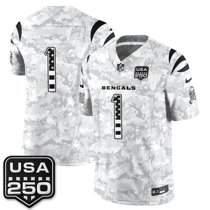 Cincinnati Bengals 2026 Salute to Service Vapor Jersey - Stitched