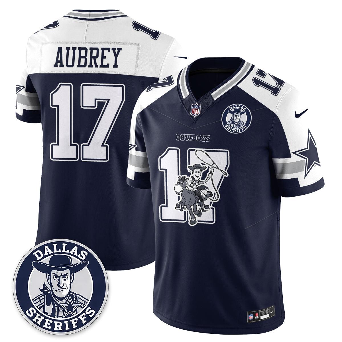 Dallas Cowboys x Toy Cowboy Edition Vapor Jersey - Stitched