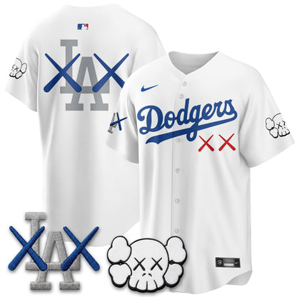 Los Angeles Dodgers x KAWS Edition Vapor Jersey - Stitched