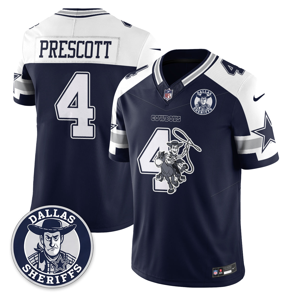 Dallas Cowboys x Toy Cowboy Edition Vapor Jersey - Stitched