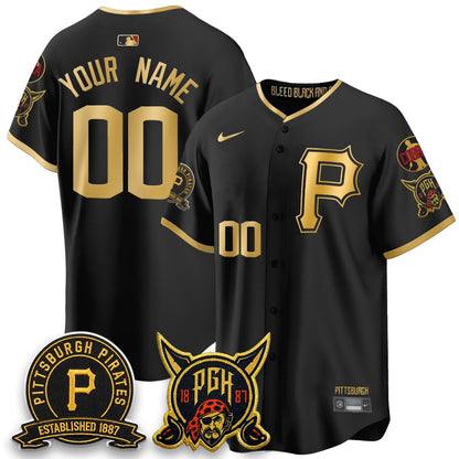 PIT Vapor Limited Custom Jersey - Cobra & Est 1887 Patch - Stitched