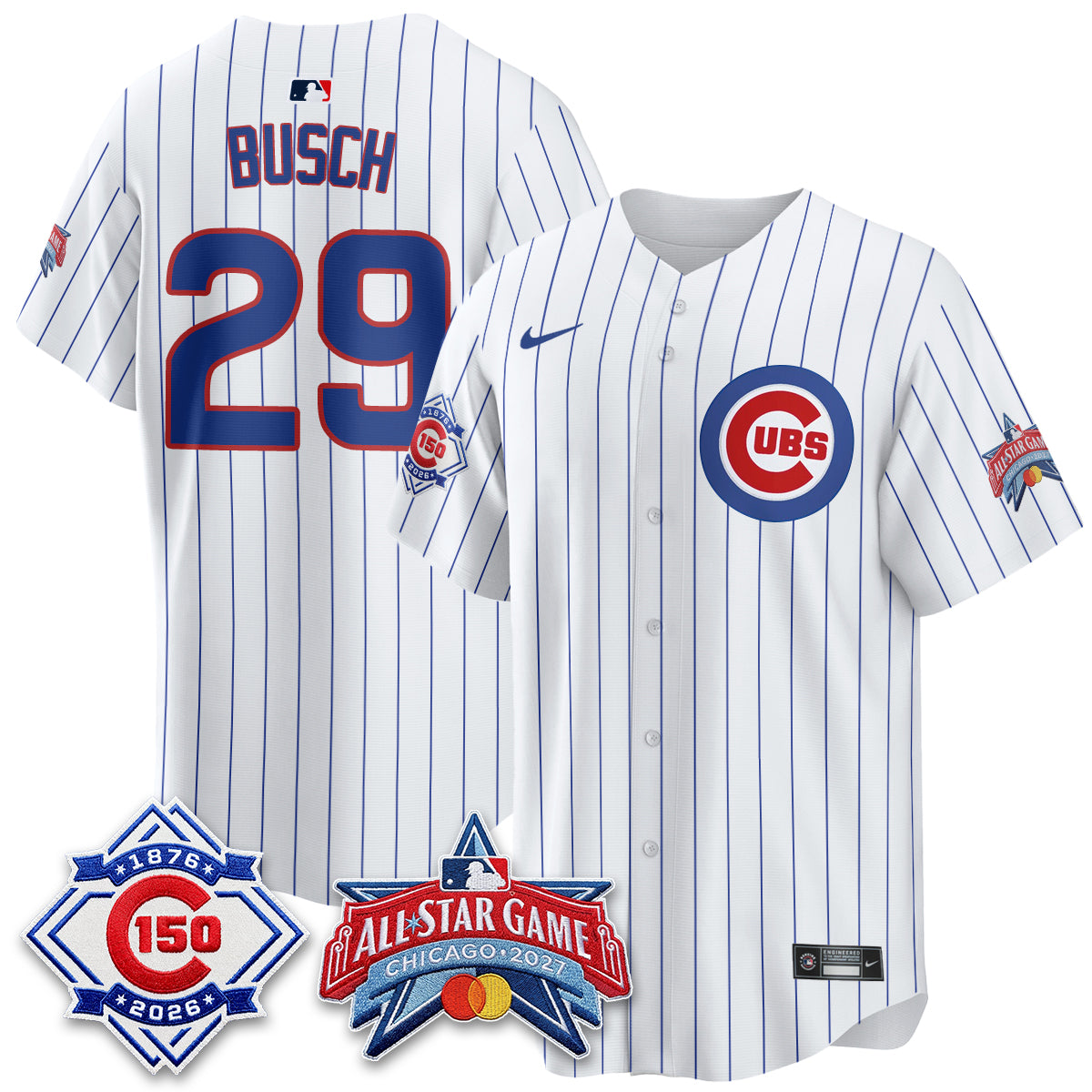 Chicago Cubs 2027 All Star Game Vapor Limited Blue Jersey - Stitched