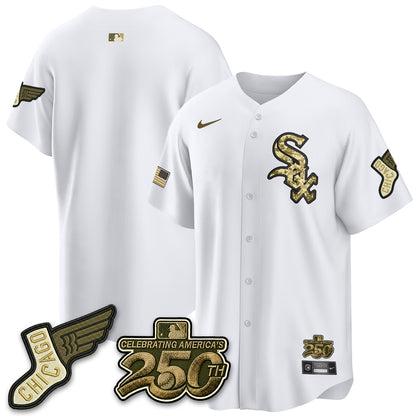 Chicago White Sox Armed Force Day 2026 Vapor Limited Jersey - Stitched