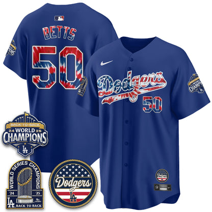 Los Angeles Dodgers Americana 2026 Vapor Limited Jersey - Stitched