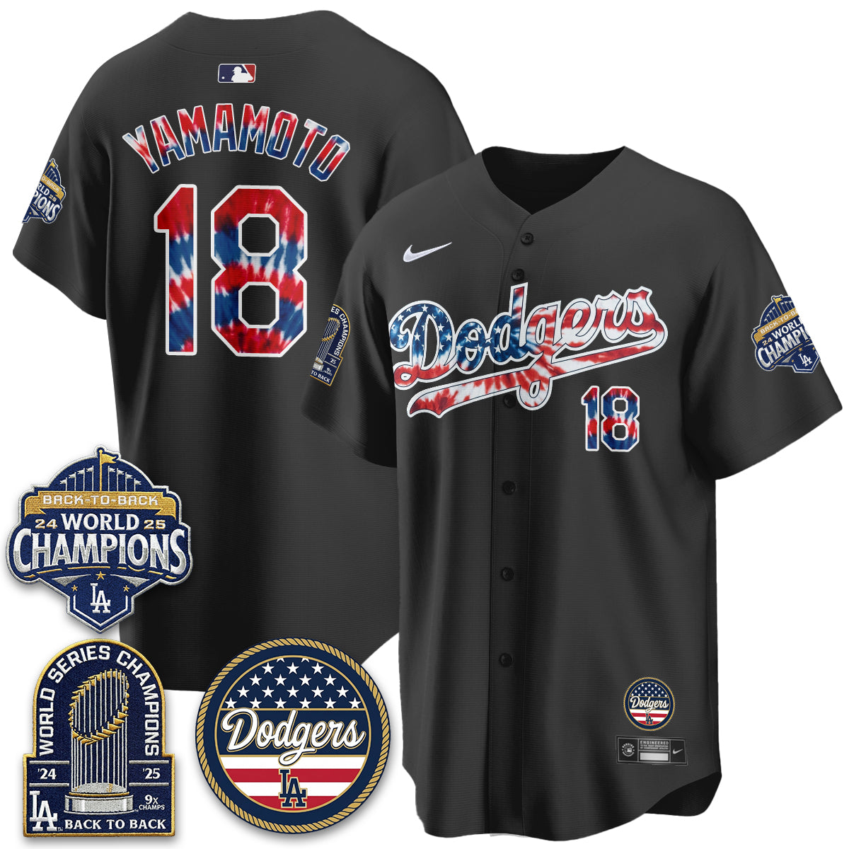 Los Angeles Dodgers Americana 2026 Vapor Limited Jersey - Stitched