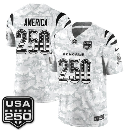 Cincinnati Bengals 2026 Salute to Service Vapor Jersey - Stitched
