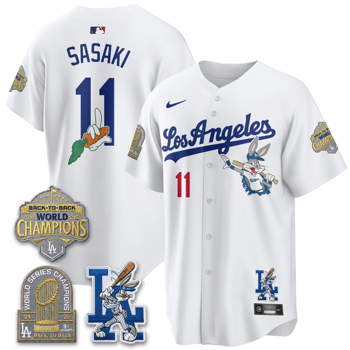 Los Angeles Dodgers Bunny Vapor Limited Jersey - All Stitched
