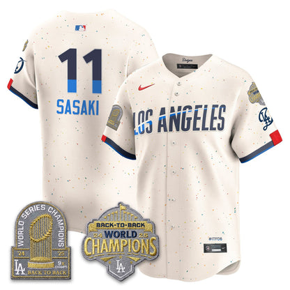 LAD Gold Collection Vapor Limited Jersey - 9x & B2B Champs - All Stitched