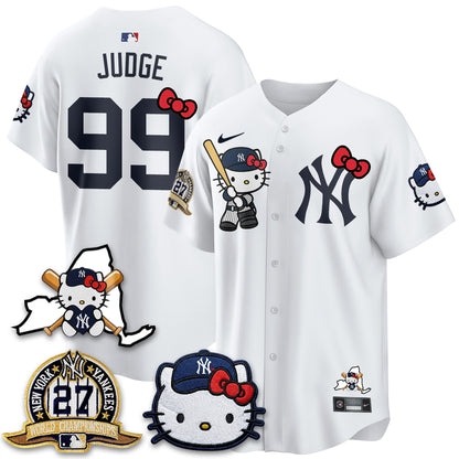 New York Yankees Meow KT 2026 Vapor Limited Jersey - All Stitched