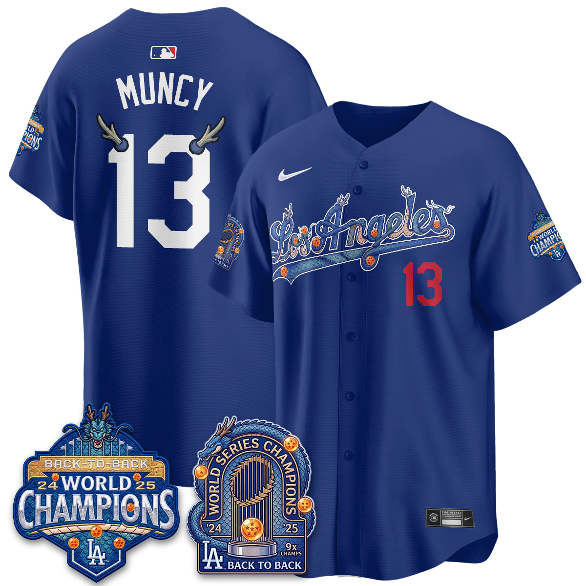 Los Angeles Dodgers x DB Night 2026 Vapor Jersey - Stitched