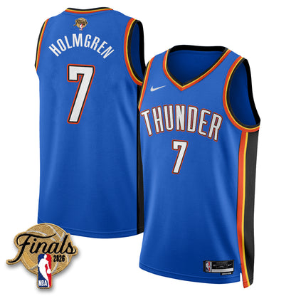 Oklahoma City Thunder 2026 NBA Western Conference Champions Vapor Jersey V2- Stitched