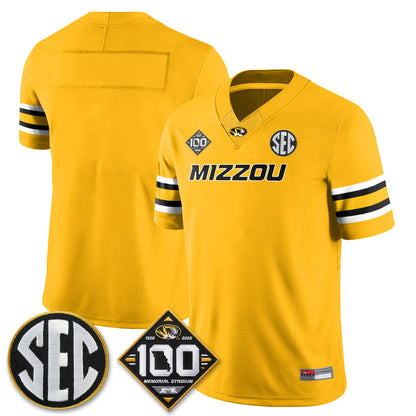 Missouri Tigers 100th Anniversary of Memorial Stadium Vapor Jersey - Stitched