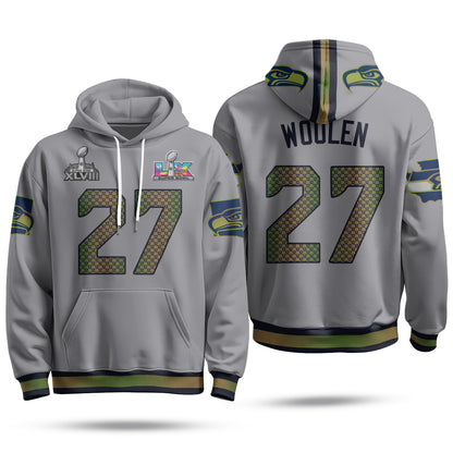 Seattle Seahawks S.Bowl Champs Hoodie - Stitched
