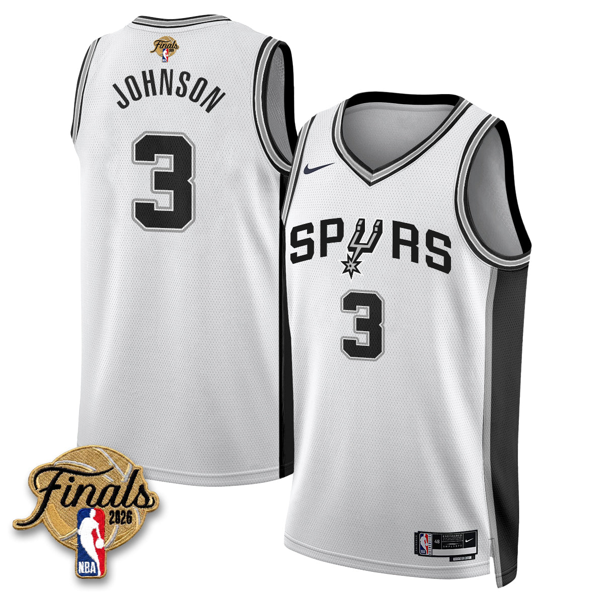 San Antonio Spurs 2026 NBA Western Conference Champions Vapor Jersey V2- Stitched