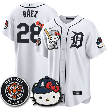 Detroit Tigers x Meow KT Edition Vapor Limited Jersey - Stitched