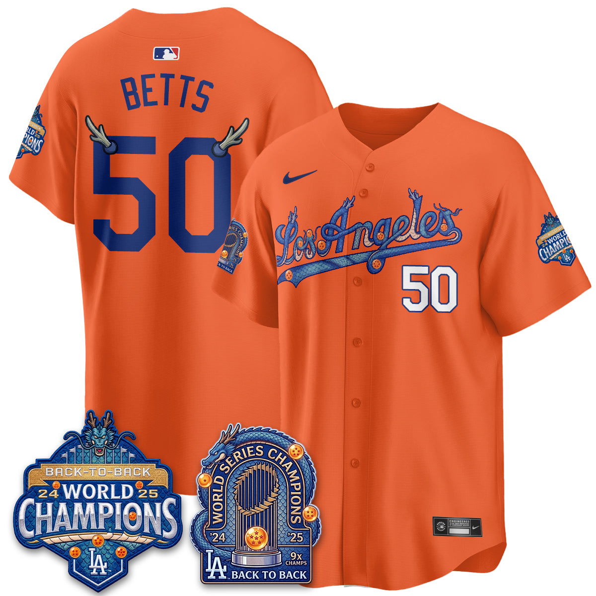 Los Angeles Dodgers x DB Night 2026 Vapor Jersey - Stitched