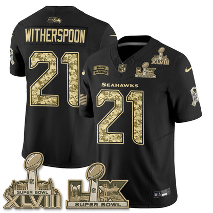 Seattle Seahawks 2026 Salute to Service V2 Vapor Jersey - Stitched