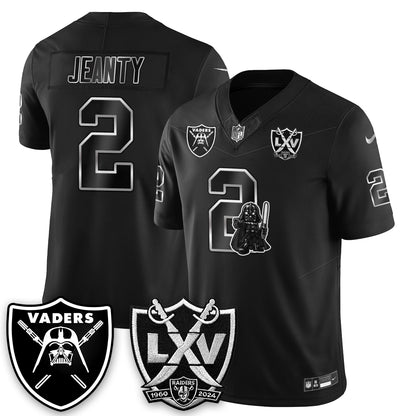 Las Vegas Raiders x Dark Lord Edition Vapor Jersey - Stitched